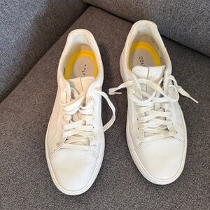 Men's White Leather Sneakers by Cole Haan